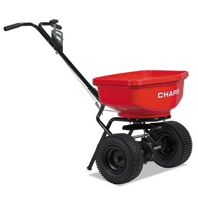 SureSpread™ Contractor Turf Spreader, 100 lb Capacity, Red