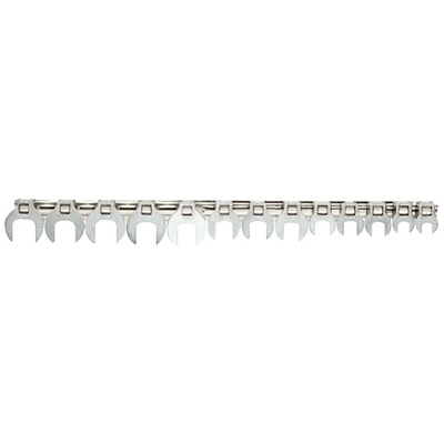 16-Piece Metric Crowfoot Wrench Bit Sets, Metric, 3/8 in Drive