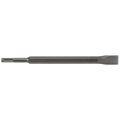 Flat Chisels, 12 in Long, 1 in Cut, SDS-max Spline