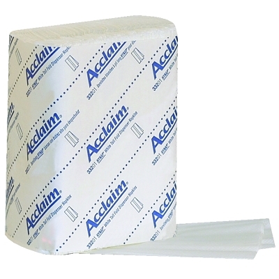 Dixie Basic Tall-Fold Napkin Dispenser Refill, 13.5 x 7, 1-Ply, White