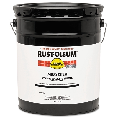 High Performance 7400 System DTM Alkyd Enamels, 1 Gallon Can, Flat White
