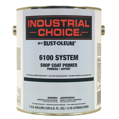 Industrial Choice 6100 System Shop Coat Primer, 1 Gal Can, Gray