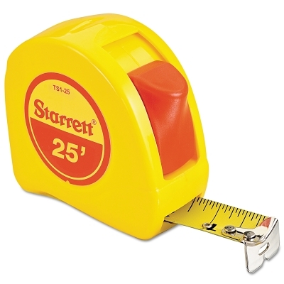 Pocket Tapes Measuring Tapes, 1 in x 33 ft, Inch
