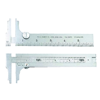 1025 Series Pocket Slide Caliper, 0 to 6 in, Stainless Steel