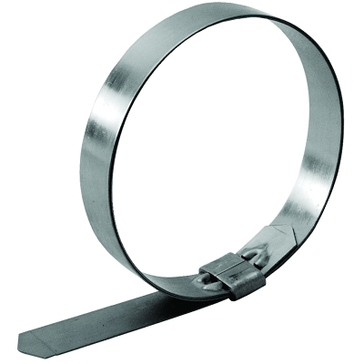 Hosebinder Smooth-Seal Pre-Formed Clamp, 4" Hose ID, Stainless Steel
