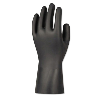 N-DEX® 9700 Series Disposable Nitrile Gloves, Powder Free, 6 mil, Large, Black