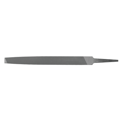 Rectangular Machinists Carded Flat File, 6 in L, Bastard Double Single Cut