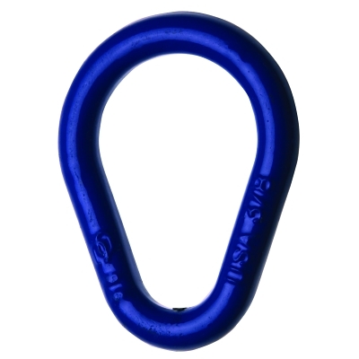 821 Series Weldless Sling Links, 1/2 in, 2,900 lb, Painted Blue