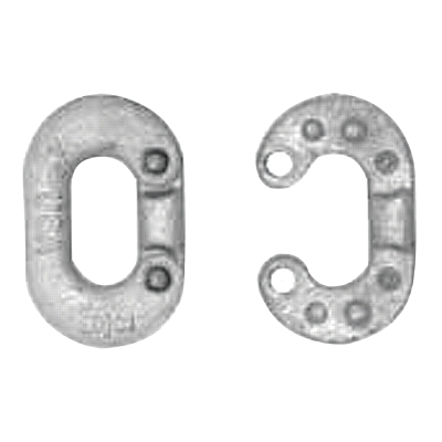 752 Series Regular Connecting Links, 1/4 in, 1,400 lb, Self Colored, 10 per box