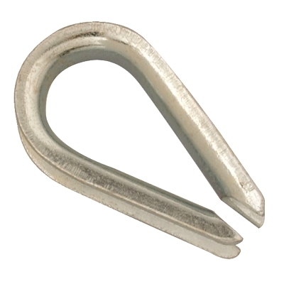 Wire Rope Thimbles, 5/8 in, Zinc Plated