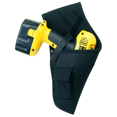 Cordless Drill Holsters, Holds Most T-handle drills, Polyester