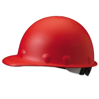 P2 Series Roughneck Hard Cap, SuperEight® Ratchet, Red