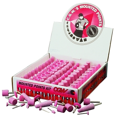 Vitrified Mounted Points, A-1, 7/8 X 2 1/2