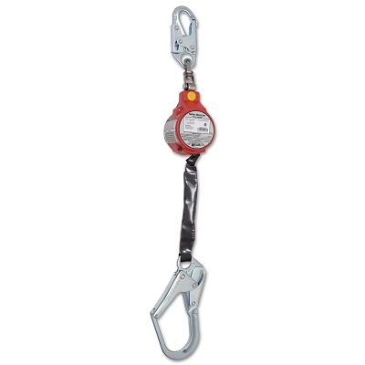 MiniLite Personal Fall Limiter, Rebar Hook/Swivel Shackle/Snap Hook, 11 ft.