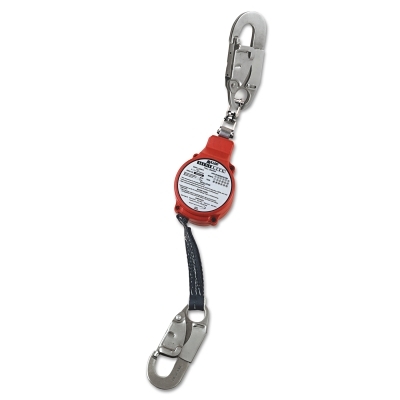 MiniLite Personal Fall Limiter, (2) Locking Snap Hook/(1) Swivel Shackle, 11 ft.