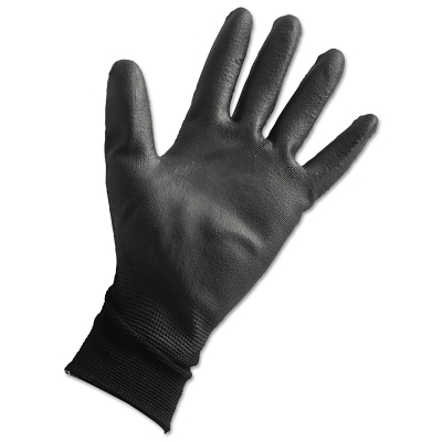 48-101 Coated Multi-Purpose Gloves, Size 8, Black