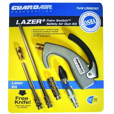 7 Pc. Lazer™ Series Air Gun Kits, 3 in; 6 in Extension