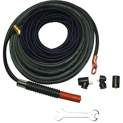 WP-150 Air-Cooled Flexible Tig Torch Kit, Flex Head, 2 in, One-Piece 25 ft Cable