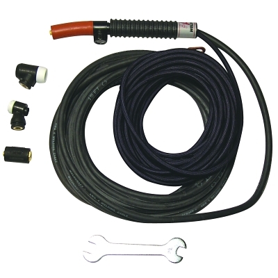 WP-150V Air-Cooled Flexible Tig Torch Kit, Flex Head, One-Piece 25 ft Cable