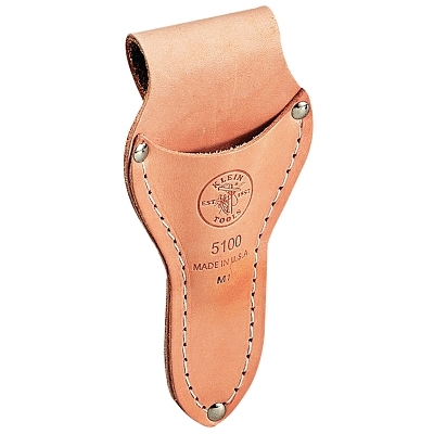 Scissors Holders, Black, Holds Klein Cutting Tools, Leather, 2" Belt Tunnel Loop