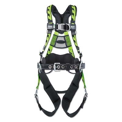 AirCore QuickConnect Harness, Front & Side D-Rings, Sm/Med Green