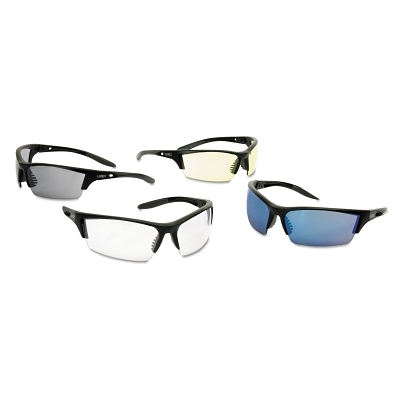 Instinct Safety Eyewear, SCT-Reflect 50 Lens, Supra-Dura HC, Matte Black Frame