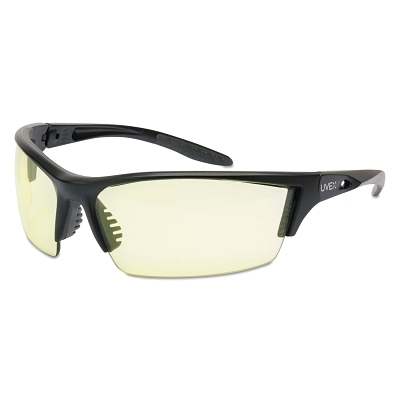 Instinct Safety Eyewear, SCT-Gray Lens, Uvextreme Plus AF, Matte Black Frame