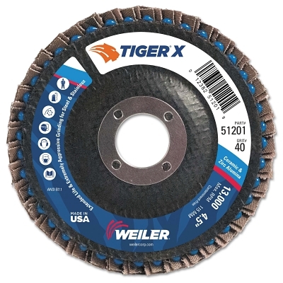 4-1/2" 40G T29 TIGER X FLAP DISC