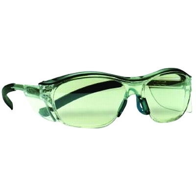 Nuvo™ Safety Eyewear, Clear Lens, Anti-Fog, HC, Translucent Gray Frame, Nylon