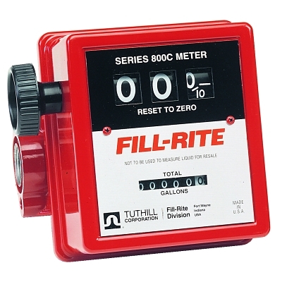 Mechanical Flow Meters, 3/4 in Inlet, 5 gal/min - 20 gal/min