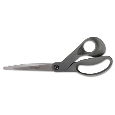 Razor Edge Shear, 9-13/16 in OAL, Right Hand, Bend handle, Black