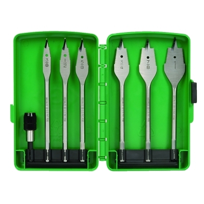 03710 6 SPADE BIT SET (3/8" TO 1" )