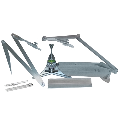 Contour Worker Kit, #1 Mrker;Radius Mrker;#7 Centring Head;Level;Soapstone Holdr