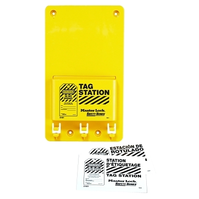 Safety Series Compact Tag Stations, English, 5 3/4 in