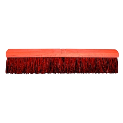 No. 14A Line Garage Brushes, 18 in Hardwood Block, 4 in Trim L, Brown Palmyra