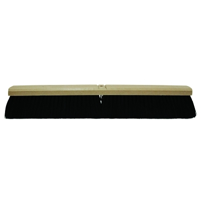 No. 17A Line Floor/Garage Brushes, 24 in Hardwood Block, 3 in Trim L