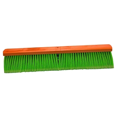 No. 6A Line Floor Brushes, 24 in, 4 in Trim L, Light Green Flagged-Tip Plastic