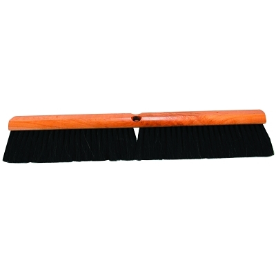 No. 9X Line Floor Brush, 18 in, BK Tampico; BK Polystyrene Plastic; BK Horsehair