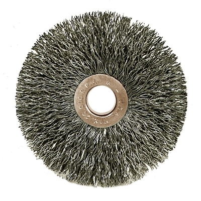 Copper Center™ Small Diameter Wire Wheel, 2 in D, .008 in Stainless Steel
