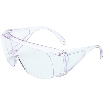 Polysafe Eyewear, Clear Lens, Polycarbonate, Anti-Scratch, Clear Frame