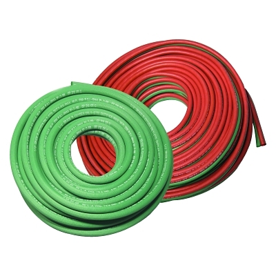Welding Hose Assembly, Grade Inert, Custom Length, Single Line, 1/4 in