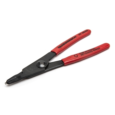 Armstrong Fixed Tip Internal Snap Ring Pliers, 0.038 in Tip, 1 7/8 in Jaw