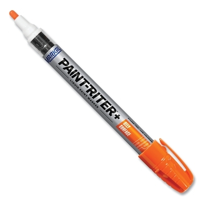 Paint-Riter®+ Oily Surface Paint Marker, Blue, 1/8 in Tip, Medium