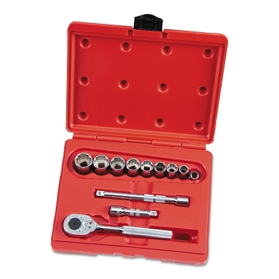 Torqueplus 12-Point 3/8 in Drive Tool Socket Sets, 15 Piece