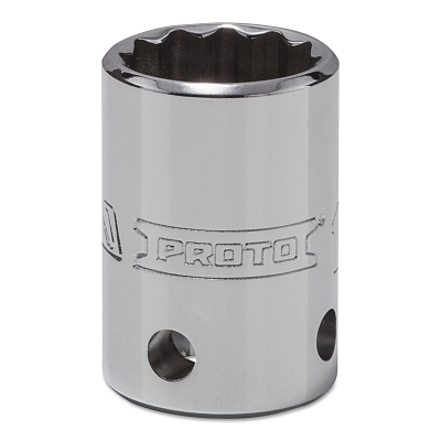 Tether-Ready Drive Deep Sockets, 1/2 in Drive, 19 mm, 1 1/2 in L, 12 Points