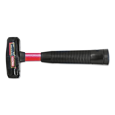 Hand Drilling Hammers, 4 lb, 11 15/16 in OL, Fiberglass Handle