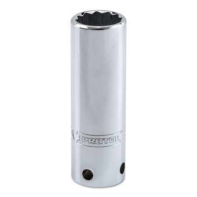 Tether-Ready Drive Deep Sockets, 1/2 in Drive, 3/4 in, 3 1/4 in L, 12 Points