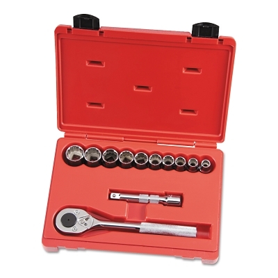 TorquePlus 12-Point 1/2 in Drive Tool Socket Set, 18 Piece