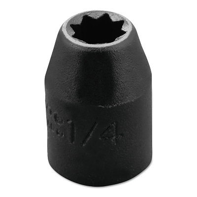 Torqueplus Impact Sockets 3/8 in, 3/8" Dr, 1/4 in, 8 Pt