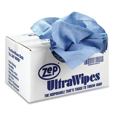 Ultra Wipe, 14 in L, Blue, Box